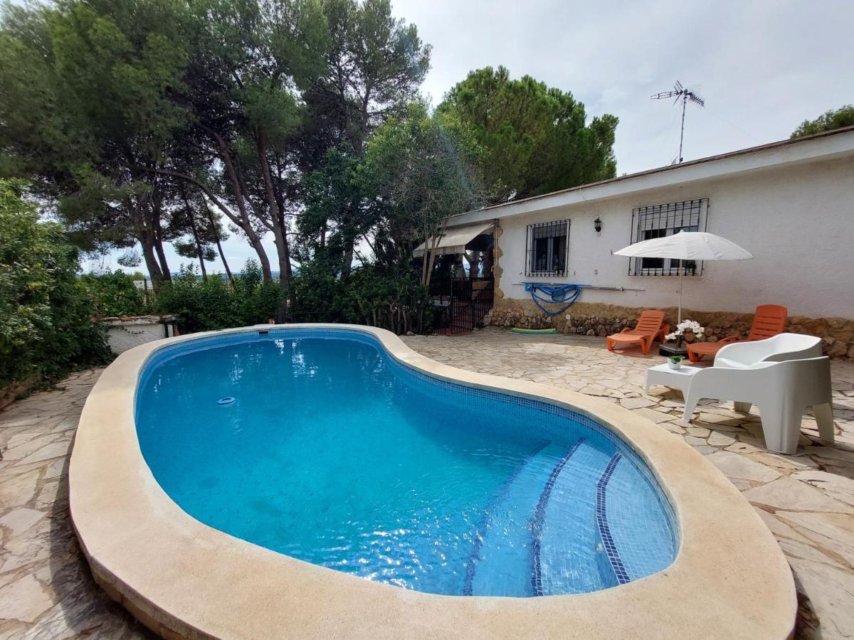 Chalet Rustico Con Piscina Y Barbacoa, Valencia Torrent  Luaran gambar